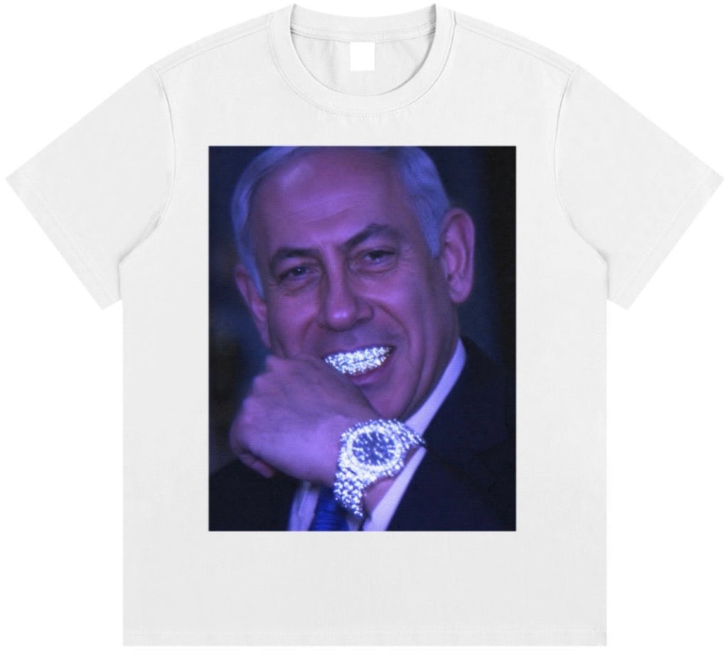 Benjamin Netanyahu Bust Down Graphic Tee