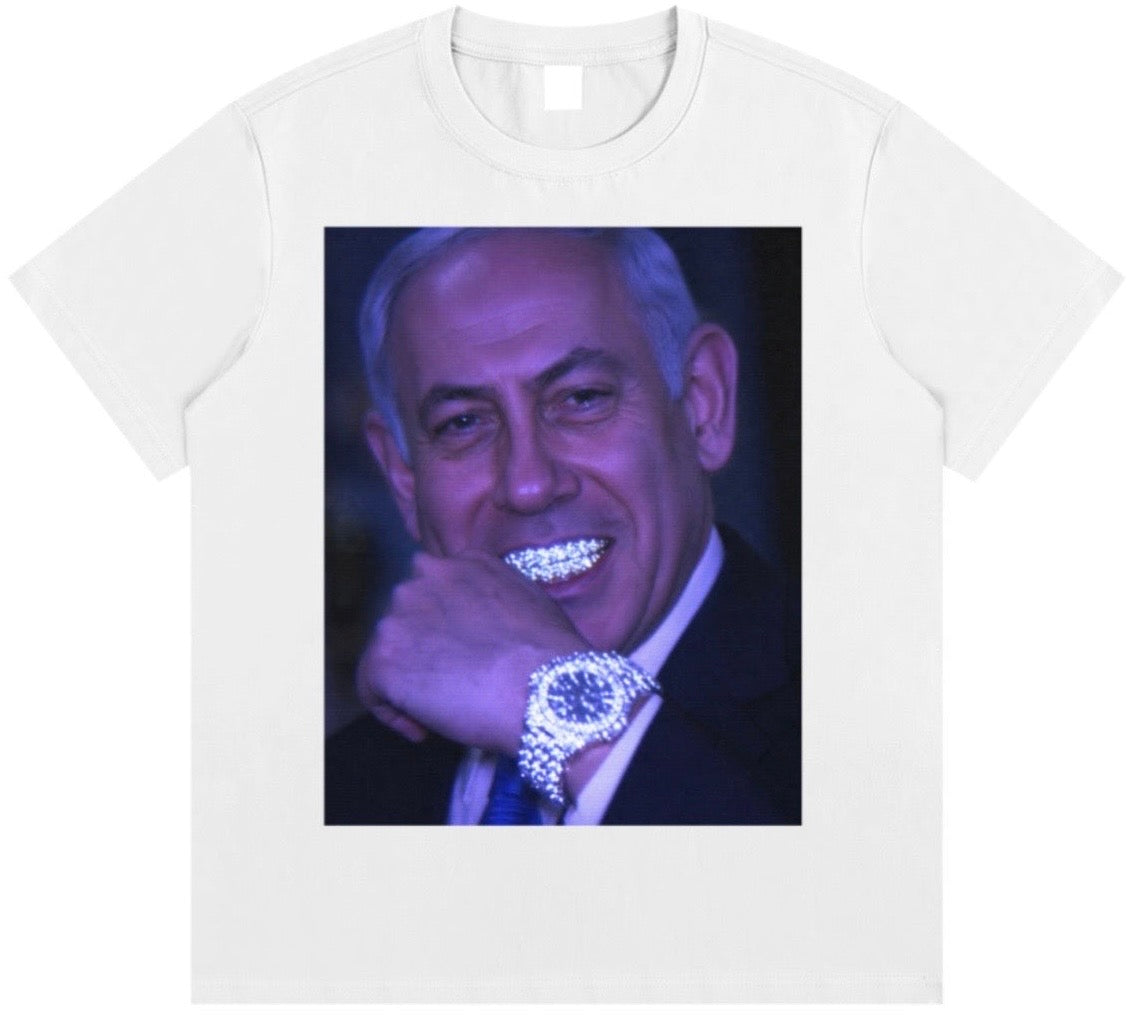 Benjamin Netanyahu Bust Down Graphic Tee